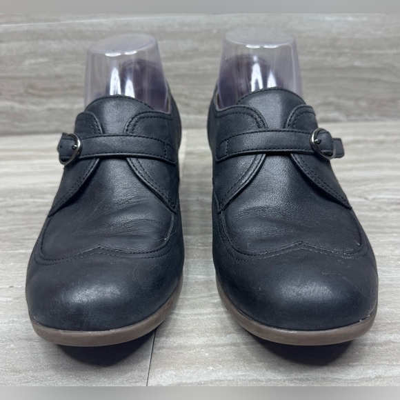 Dansko Livie Slip On Burnished Leather Saddle Loafer Women's Size 38 - Picture 2 of 13